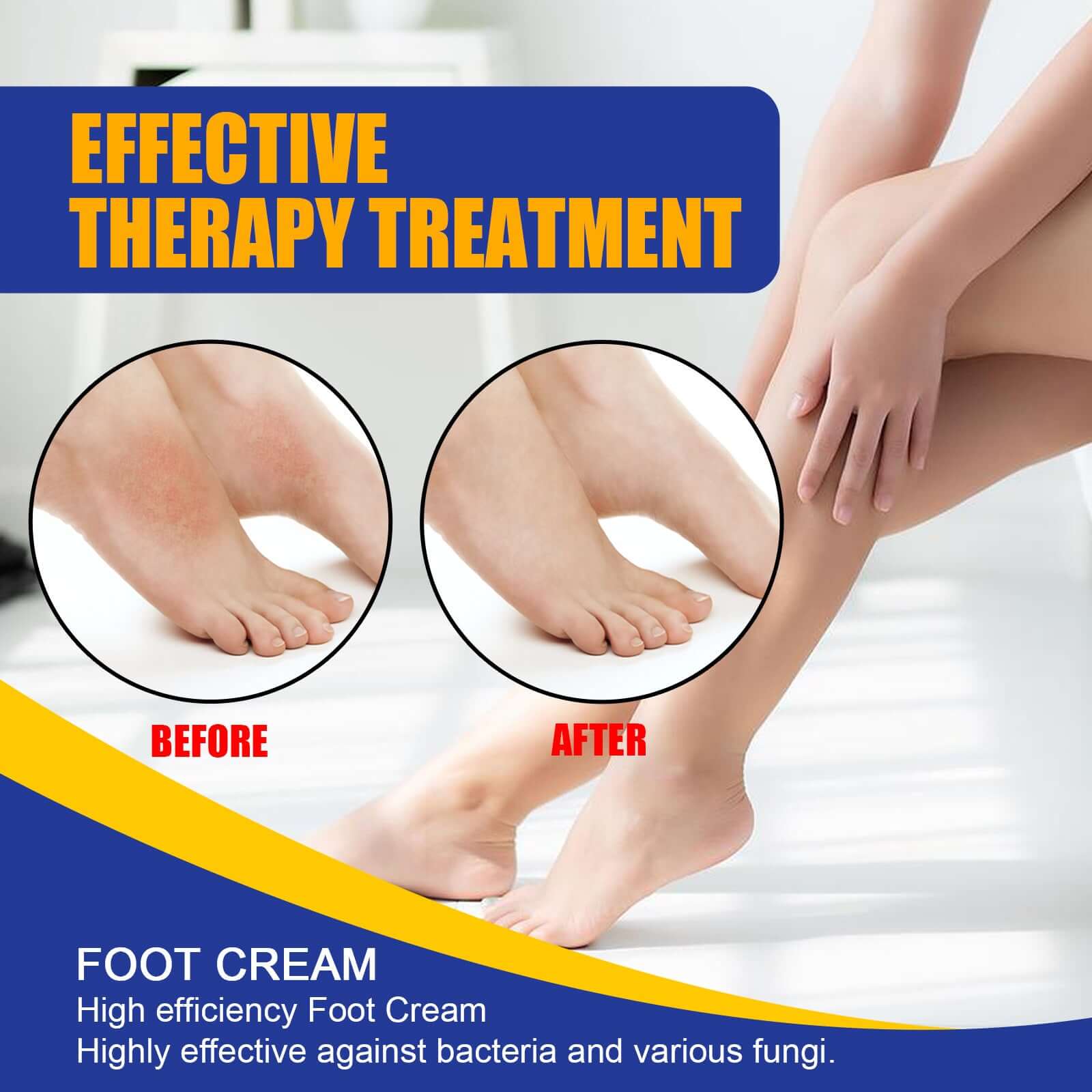 Pedicure Cream for Athlete's Foot & Odor Relief