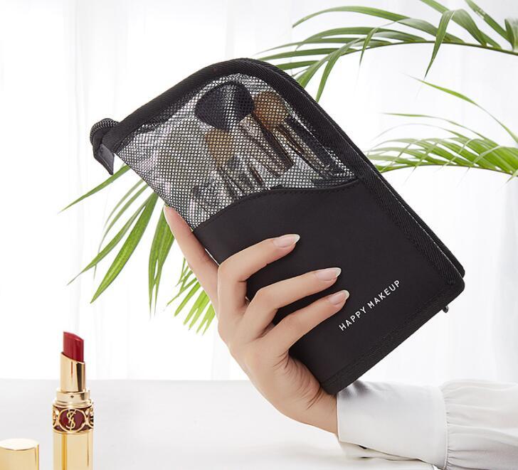 Multifunctional Stylish Black Makeup Bag
